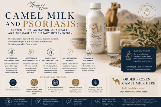 Camel Milk and Psoriasis: Systemic Inflammation, Gut Health, and the Case for Dietary Intervention