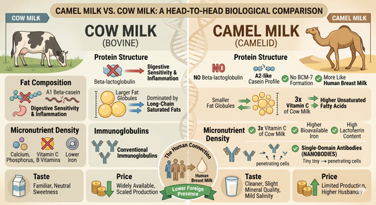 Camel Milk vs Cow Milk: The Honest Comparison No One Else Will Give You