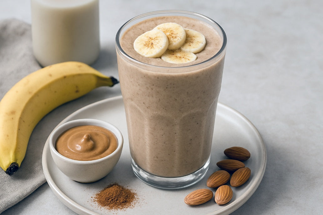 Almond Butter & Banana Smoothie