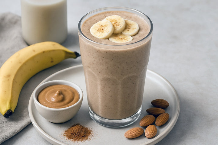 Almond Butter & Banana Smoothie