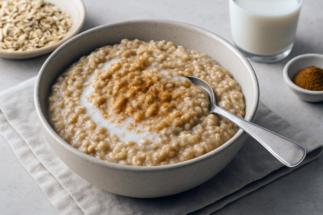 Cinnamon Almond Milk Oatmeal