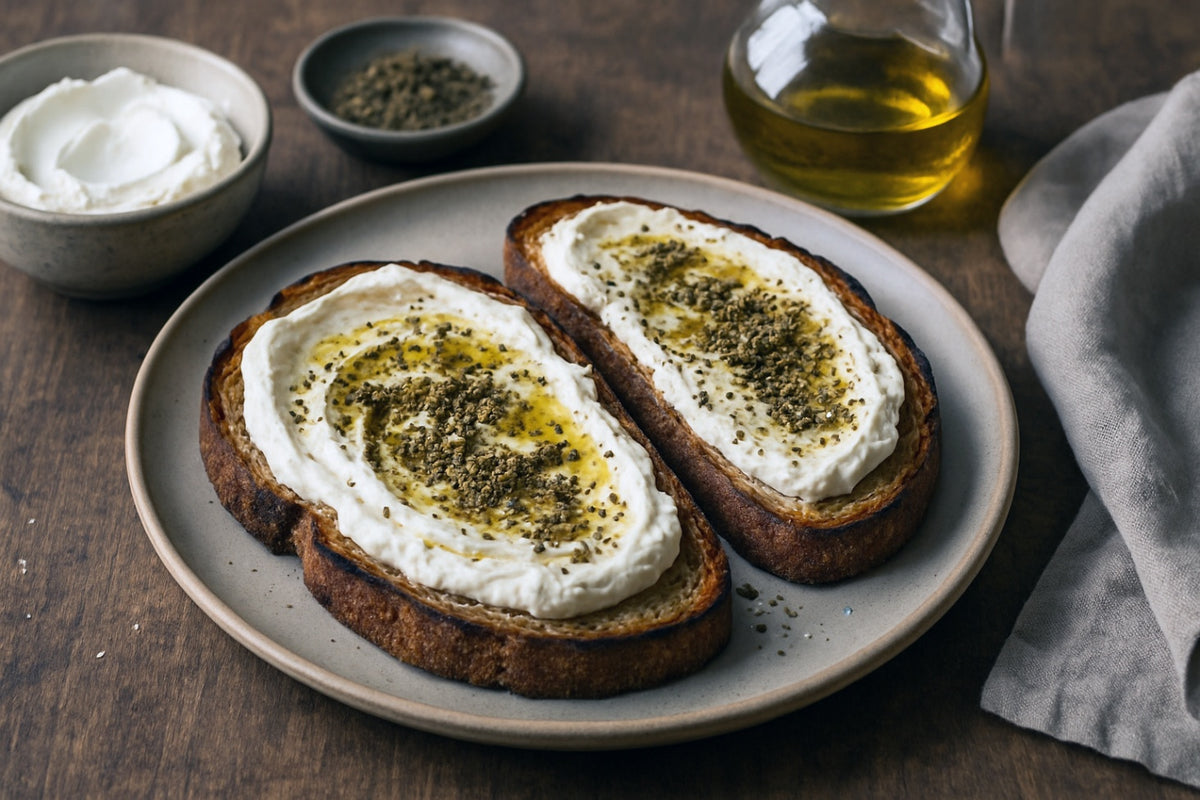 Camel Milk Labneh Toast