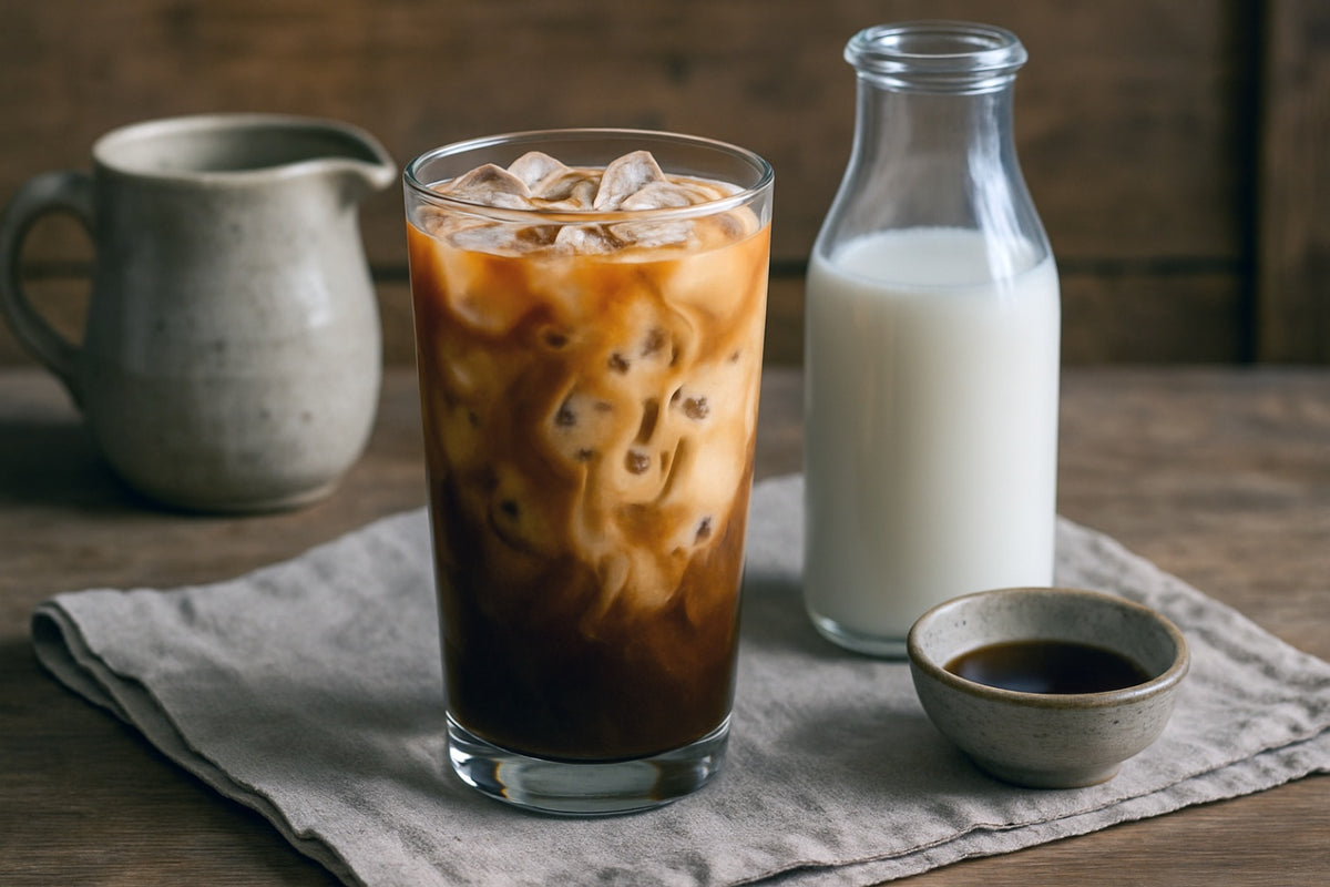 Iced Camel Milk Vanilla Cold Brew