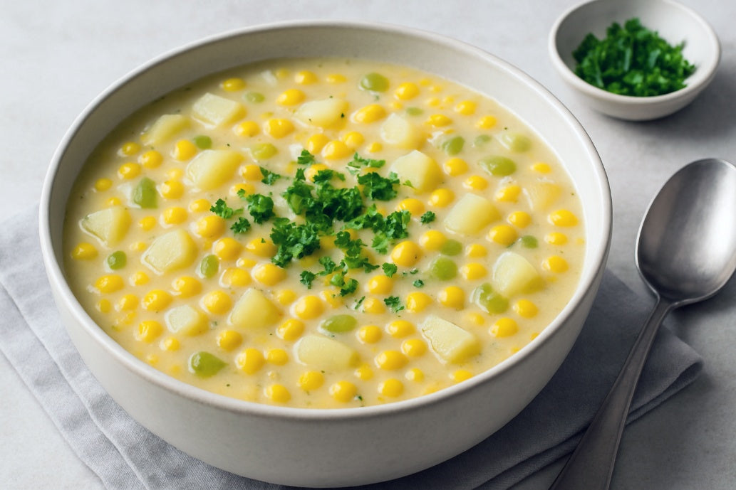 Lightened-Up Corn Chowder