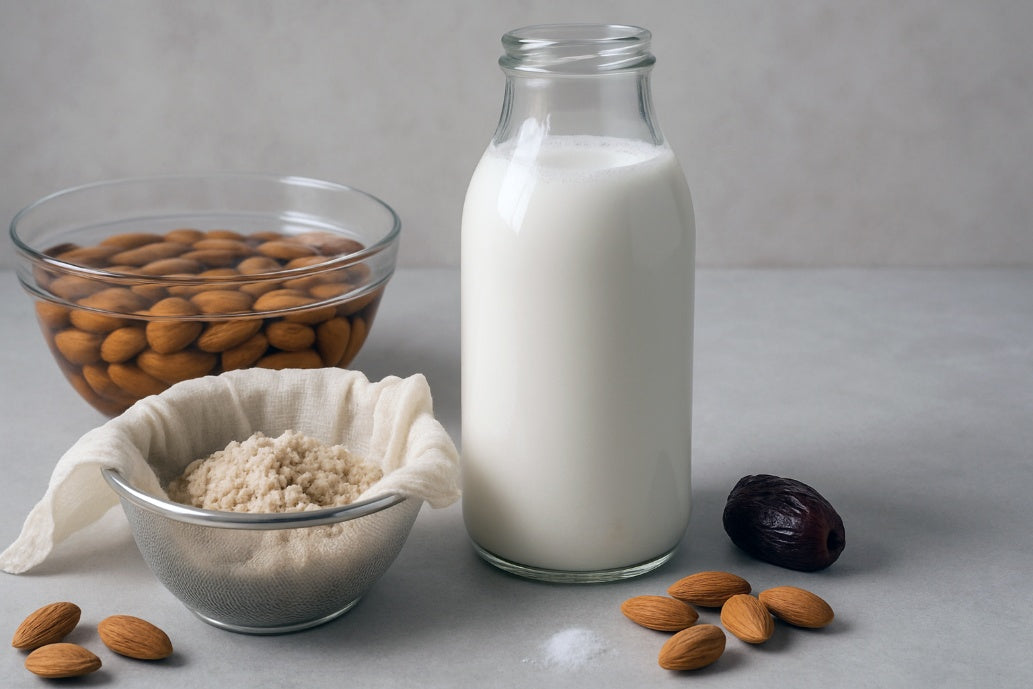 Homemade Raw Almond Milk