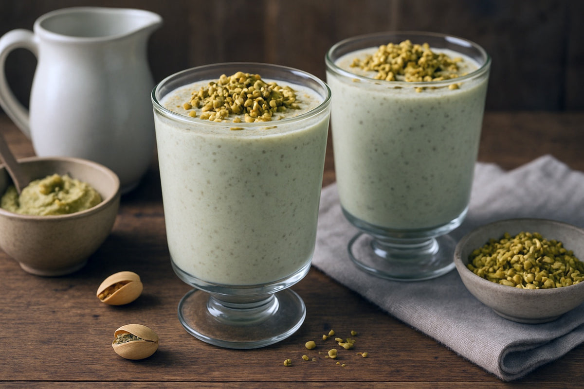 Camel Milk Pistachio Milkshake