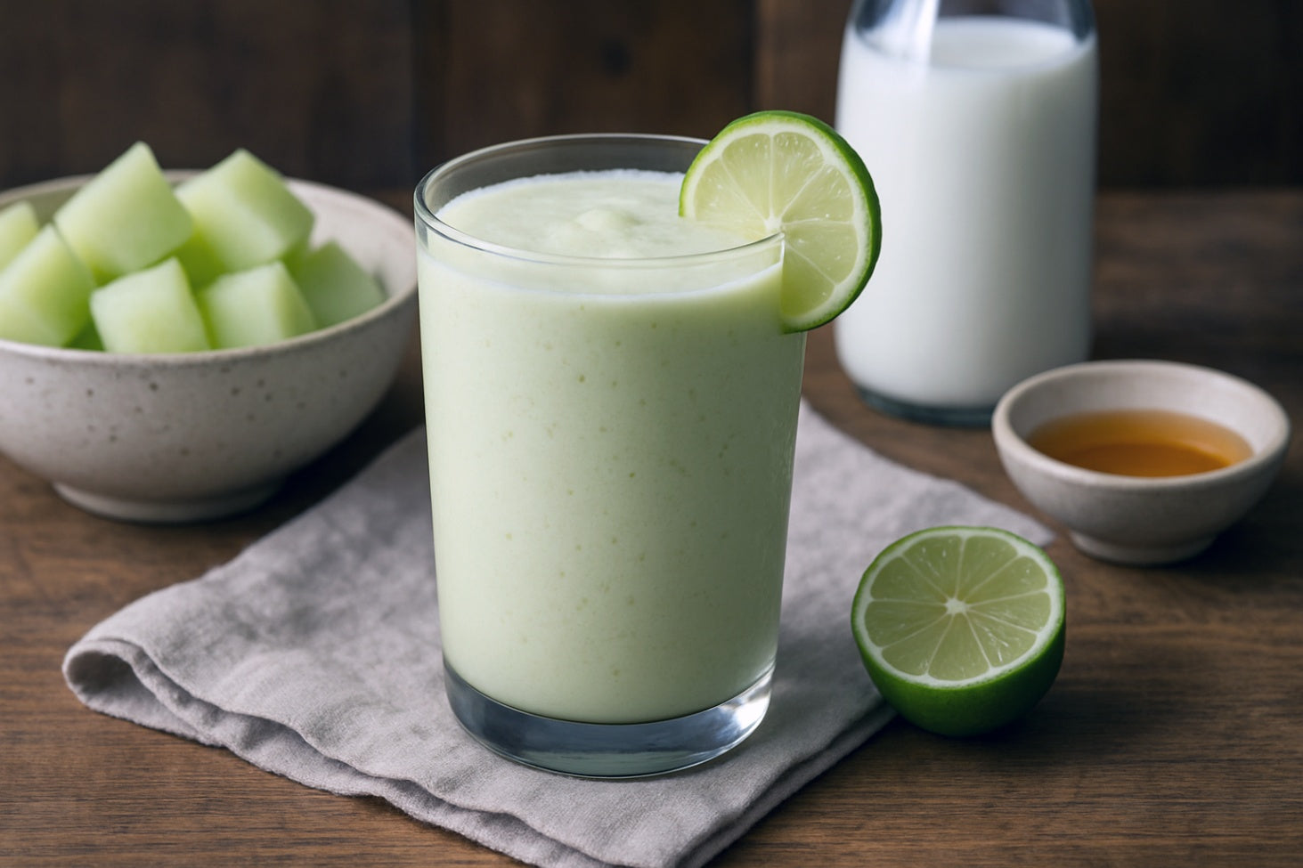 Camel Milk Honeydew Smoothie