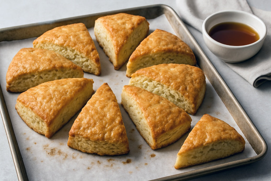 Flaky Almond Milk Scones