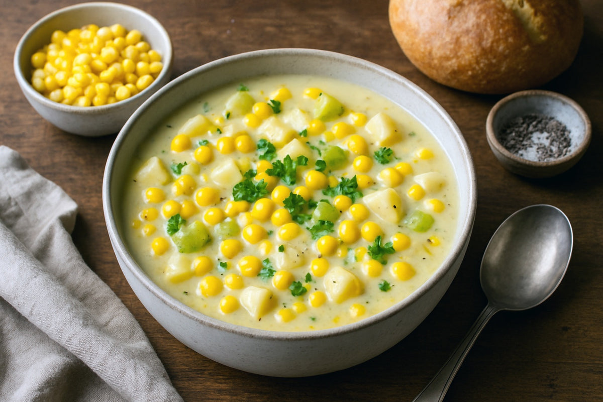 Camel Milk Corn Chowder