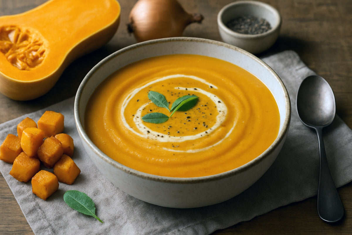 Camel Milk Butternut Squash Soup