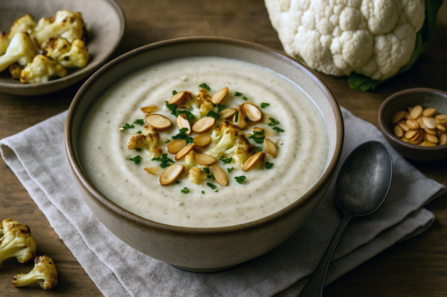 Camel Milk Cauliflower Soup