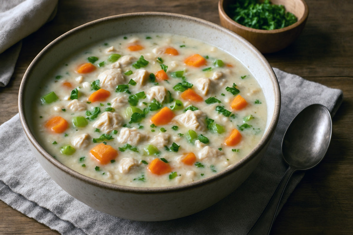 Camel Milk Chicken & Rice Soup