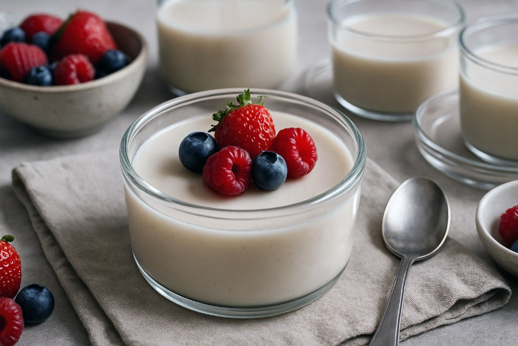Almond Milk Panna Cotta
