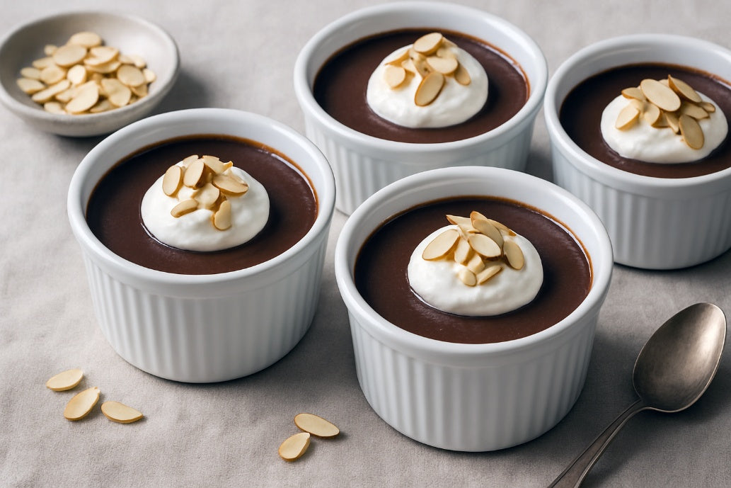 Almond Milk Chocolate Pots de Crème