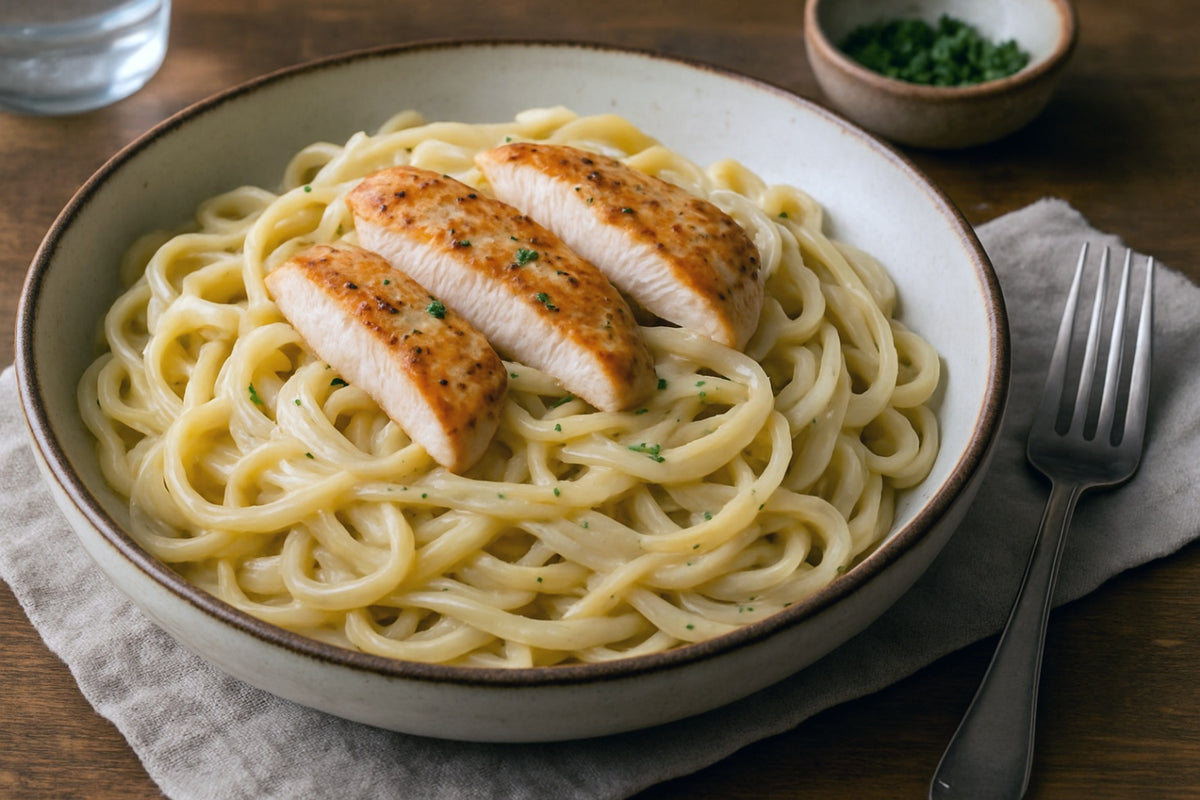 Camel Milk Chicken Alfredo