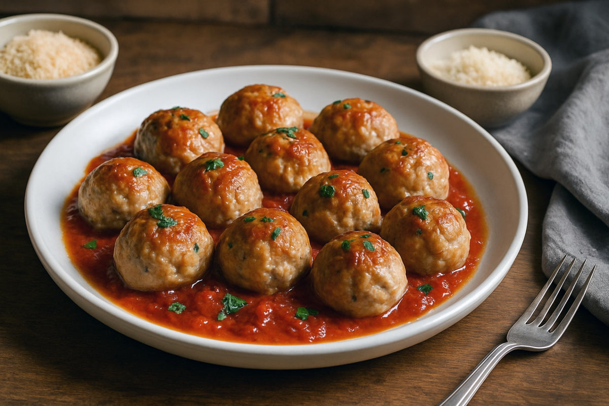 Camel Milk Turkey Meatballs