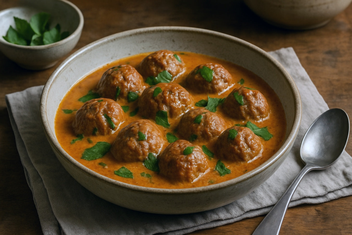 Camel Milk Lamb Meatballs in Sauce