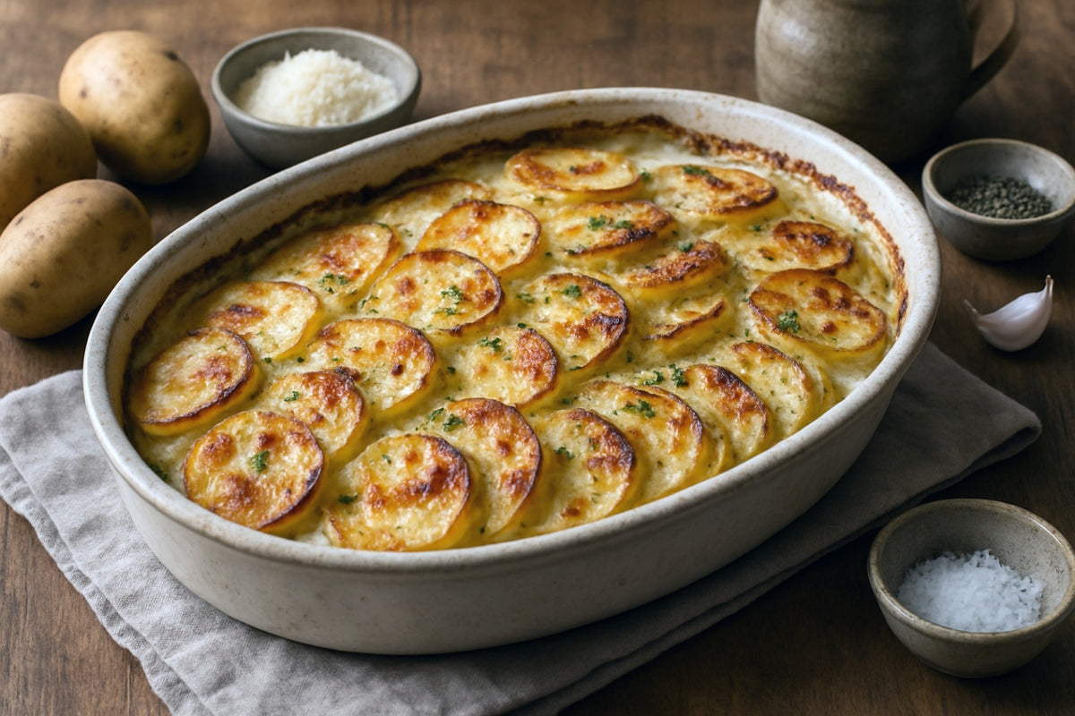 Camel Milk Scalloped Potatoes
