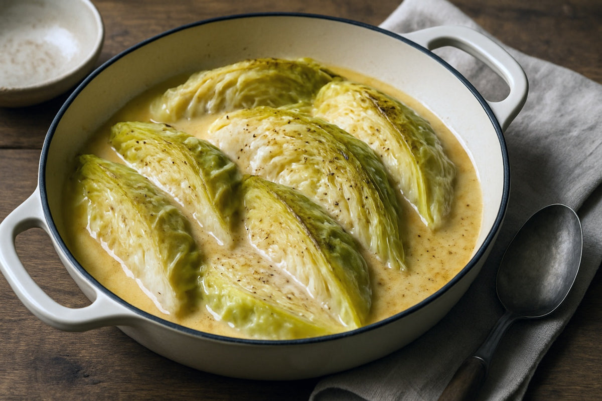 Camel Milk Braised Cabbage