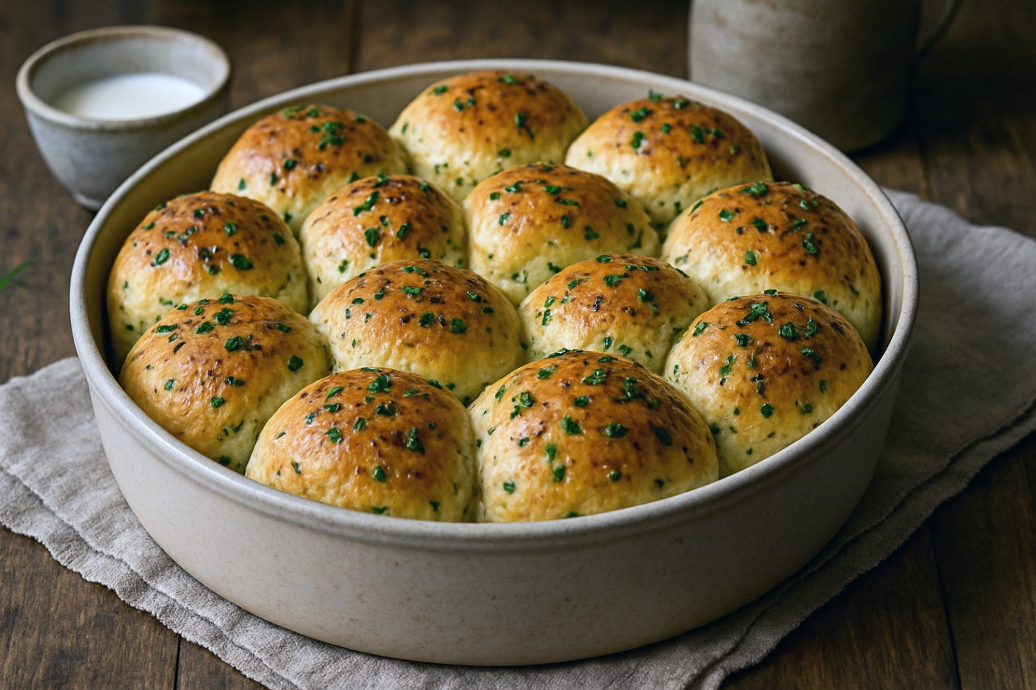 Camel Milk Herb and Cheese Rolls