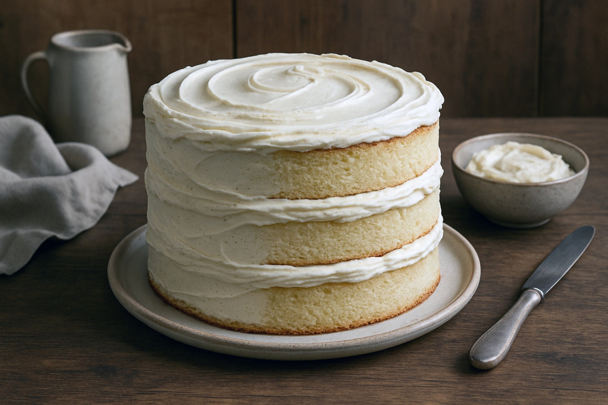 Camel Milk Vanilla Bean Cake