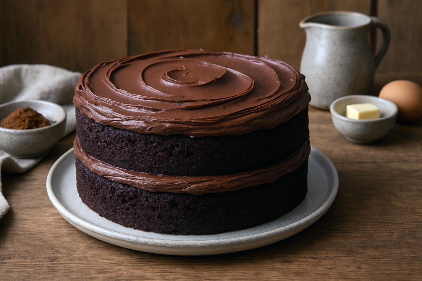 Camel Milk Chocolate Cake