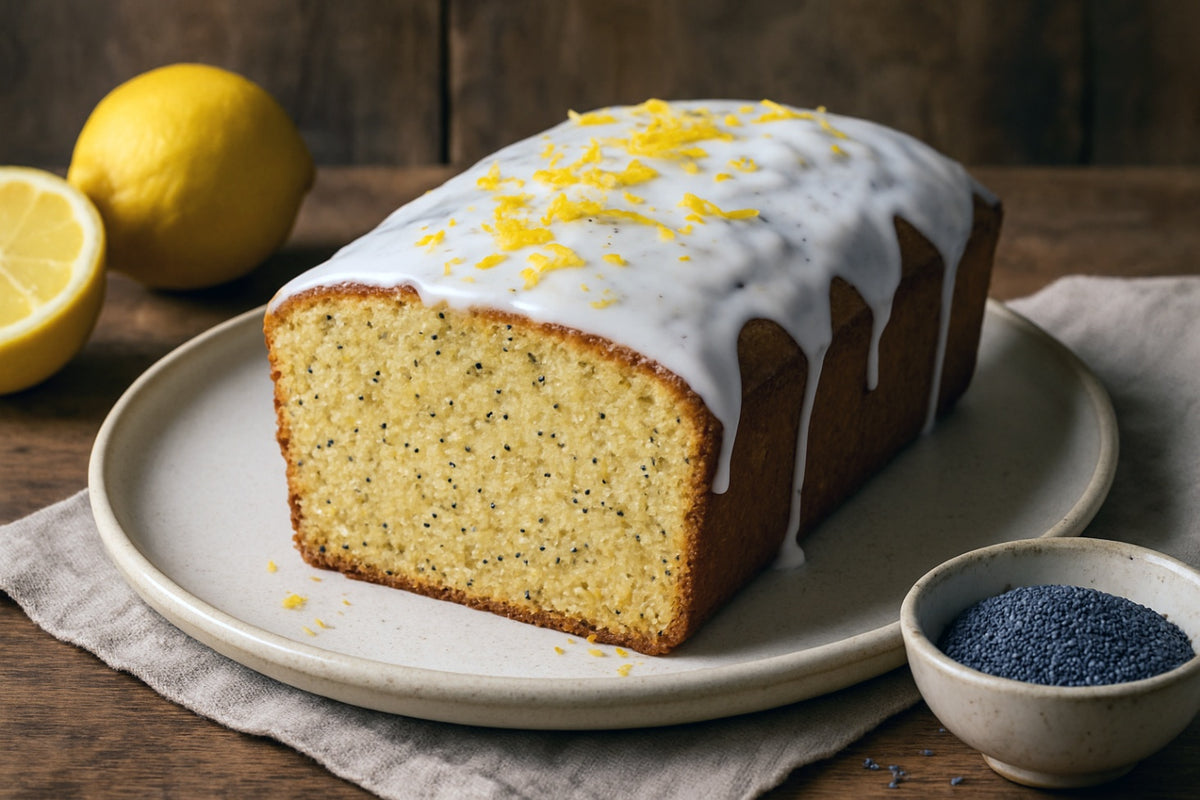 Camel Milk Lemon Poppyseed Cake