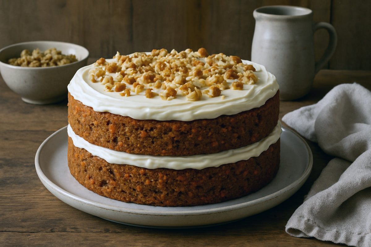 Camel Milk Carrot Cake