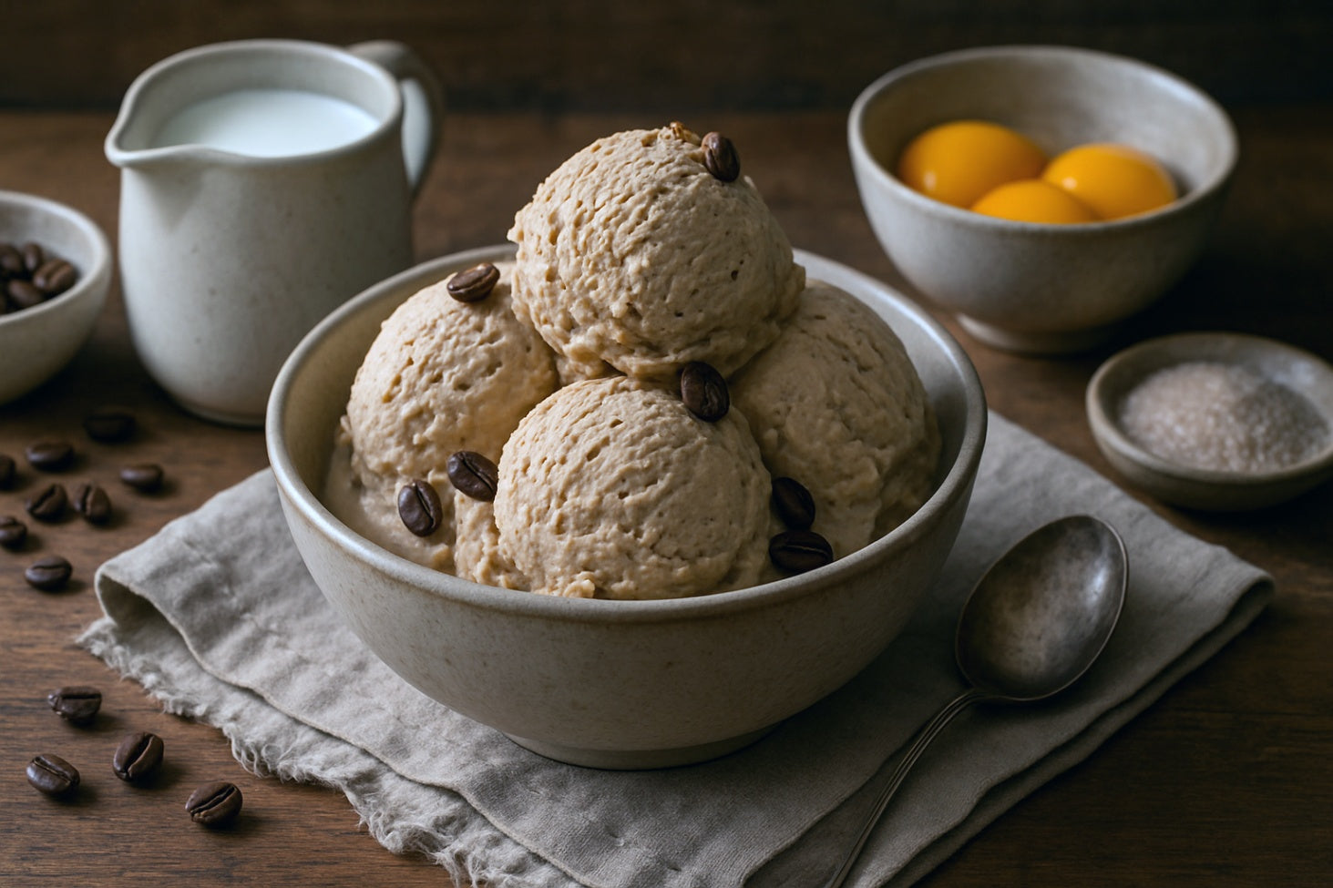 Camel Milk Coffee Ice Cream