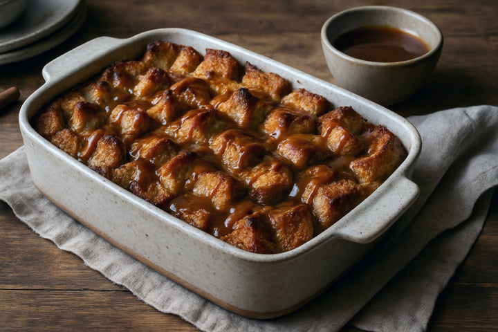 Camel Milk Bread Pudding