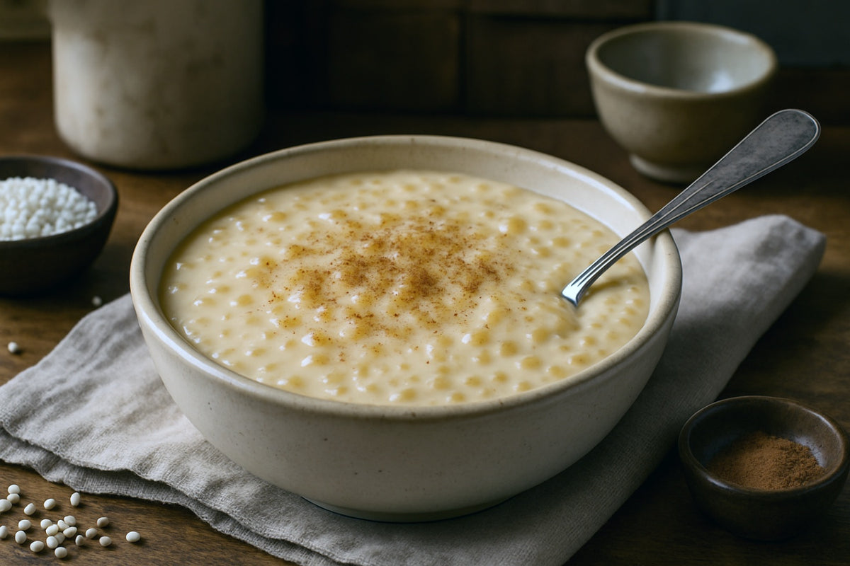 Camel Milk Tapioca Pudding