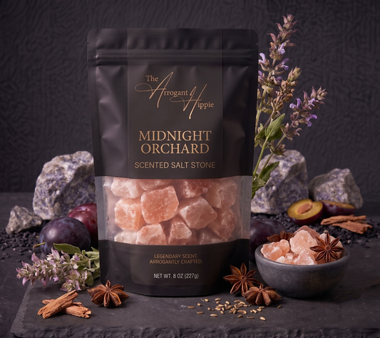 Midnight Orchard  Scented Salt Stone