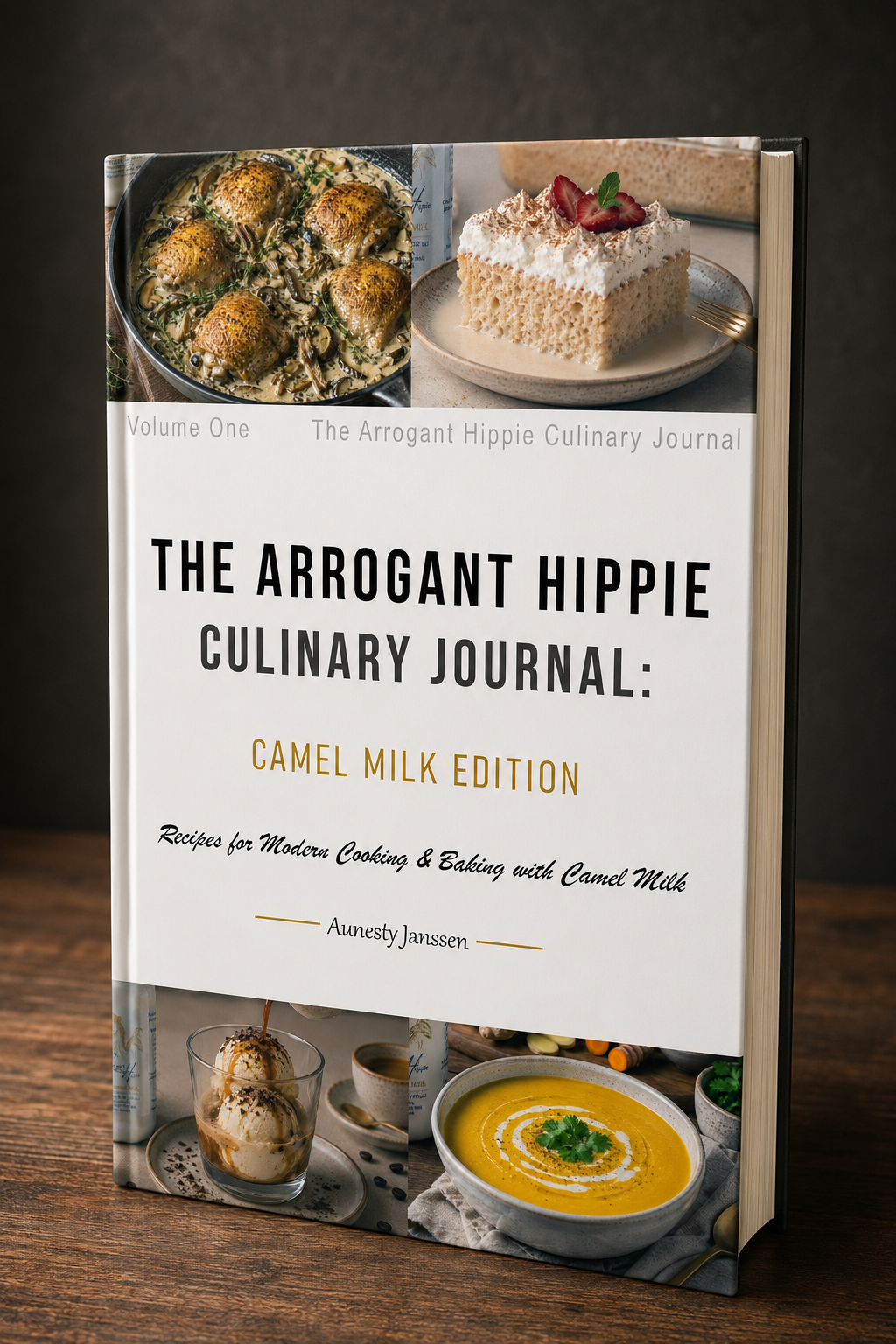 The Arrogant Hippie Culinary Journal Camel Milk Edition by Aunesty Janssen