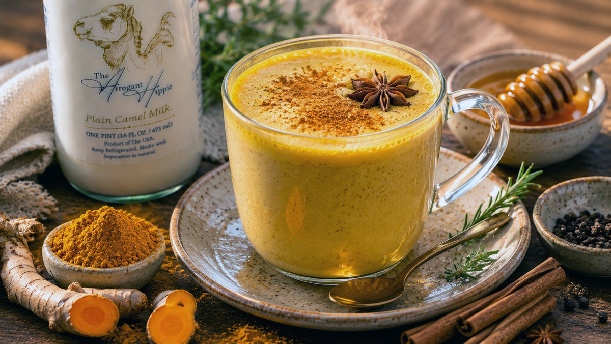 Camel Milk Golden Turmeric Latte