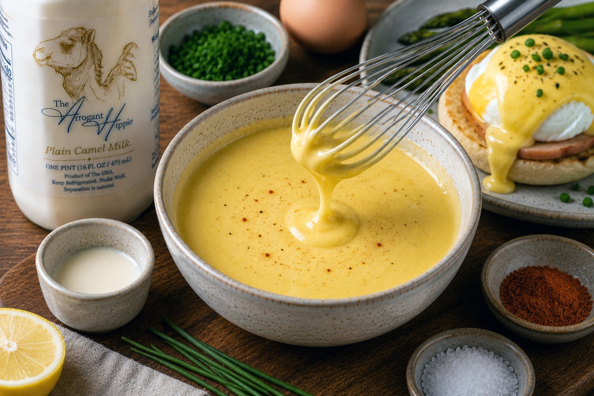 Camel Milk Hollandaise-Style Sauce