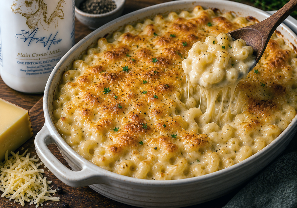Camel Milk Mac and Cheese with Aged Gouda
