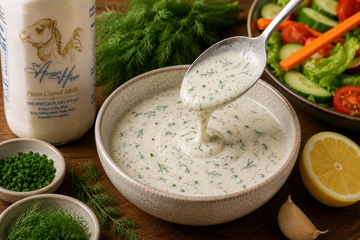 Camel Milk Ranch-Style Herb Dressing