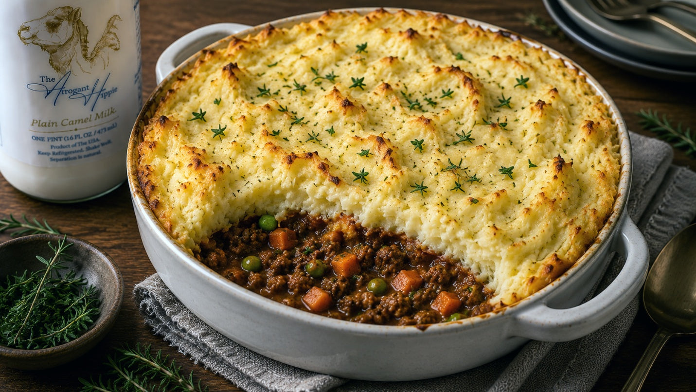 Camel Milk Shepherd's Pie with Herbed Mash Topping