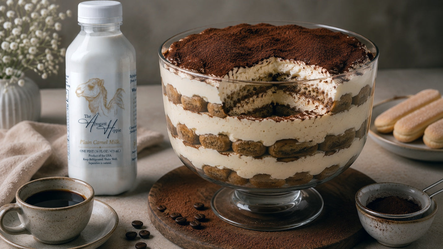 Camel Milk Tiramisu-Style Trifle