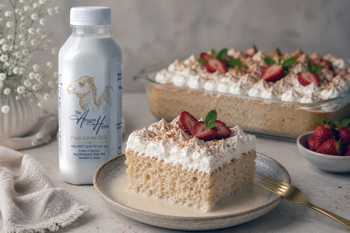 Camel Milk Tres Leches-Style Cake