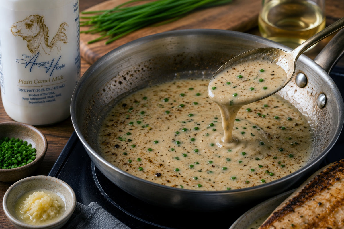 Garlic & Chive Pan-Sauce