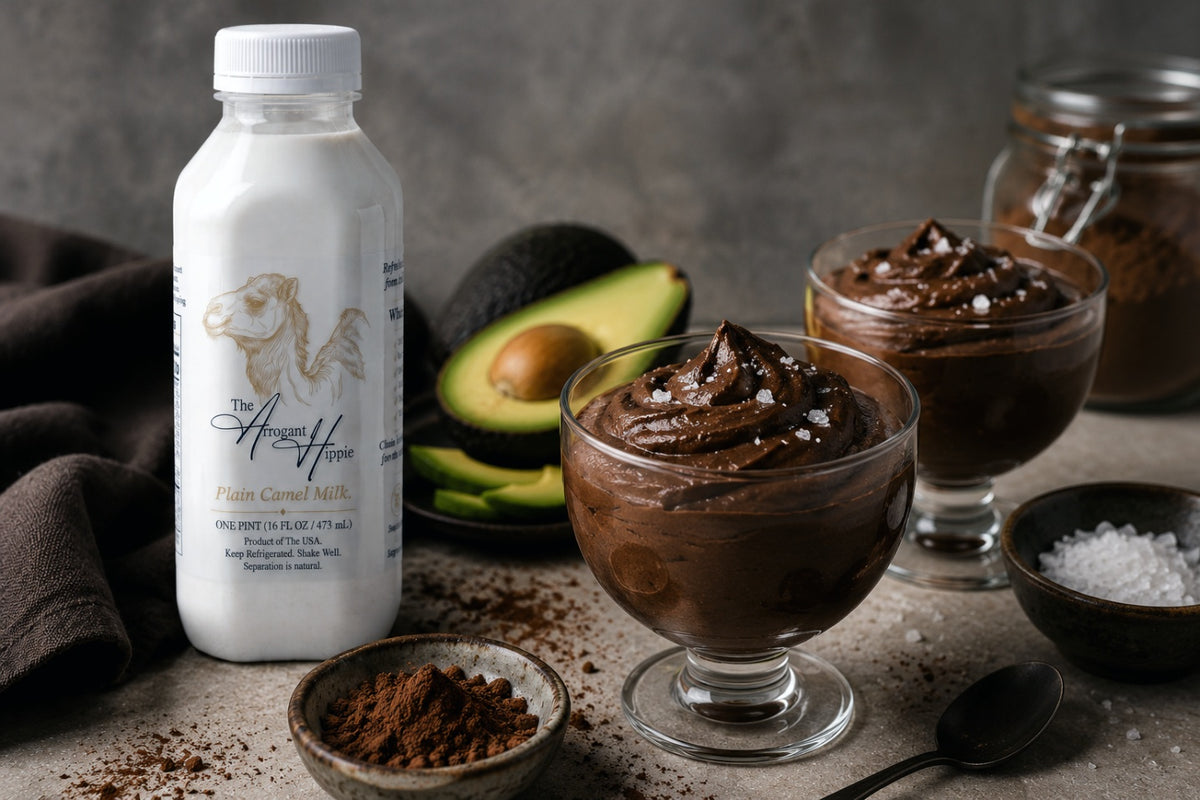 Salted Dark Chocolate Avocado Mousse