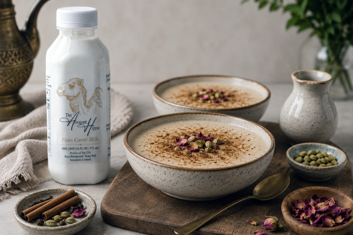 Spiced Chai Milk Pudding, Muhallabia