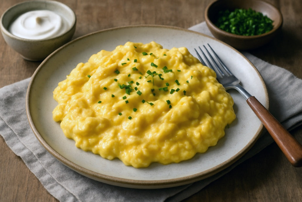 Cashew Cream Scrambled Eggs