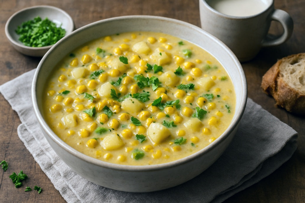 Cashew Milk Corn Chowder
