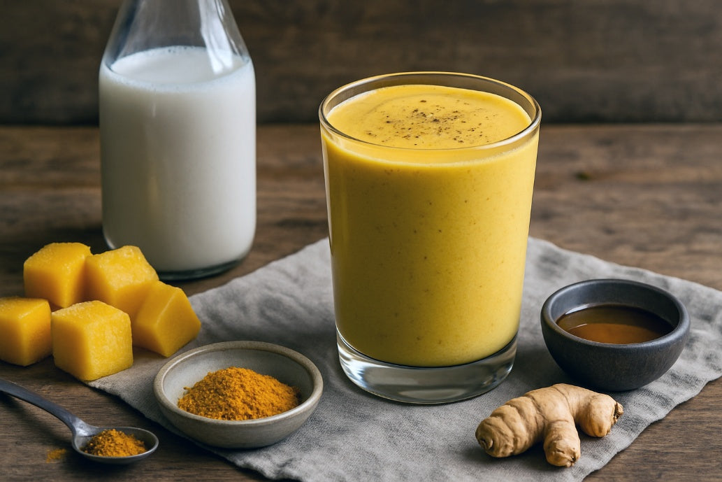 Cashew Milk Golden Turmeric Smoothie