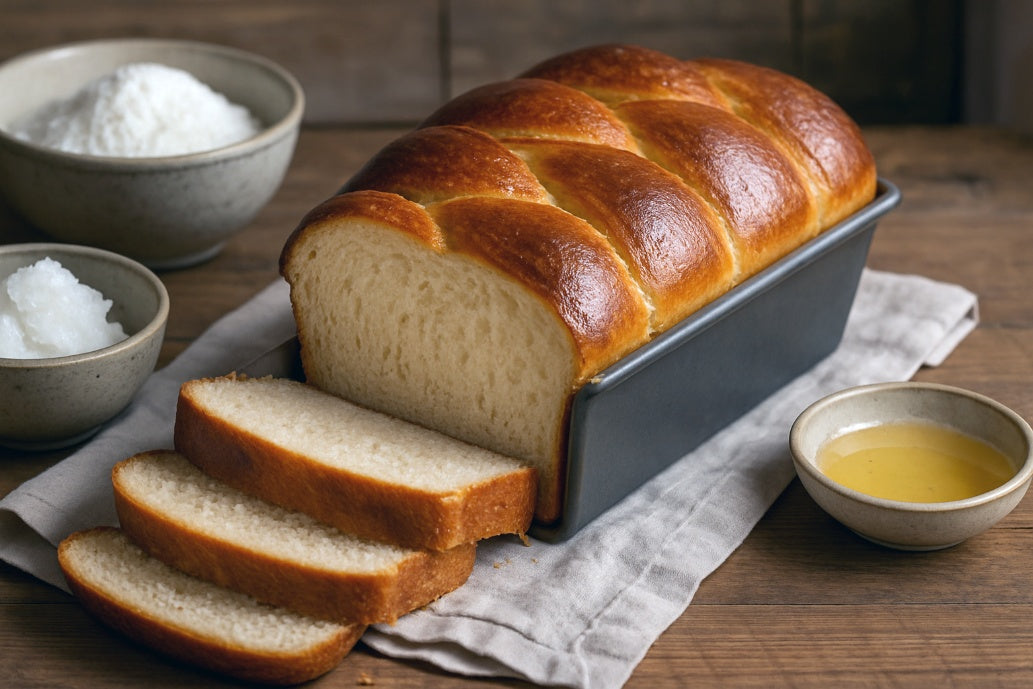 Coconut Brioche Loaf