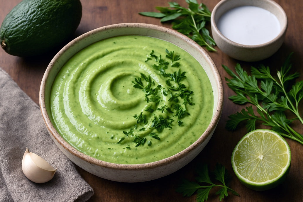 Earthy Green Goddess Drizzle