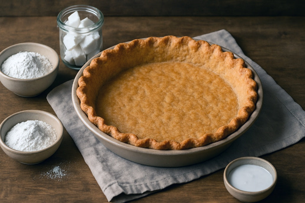Flaky Coconut Oil Pie Crust