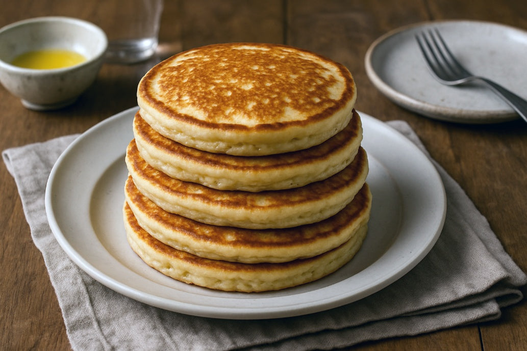 Fluffy Coconut Milk Pancakes